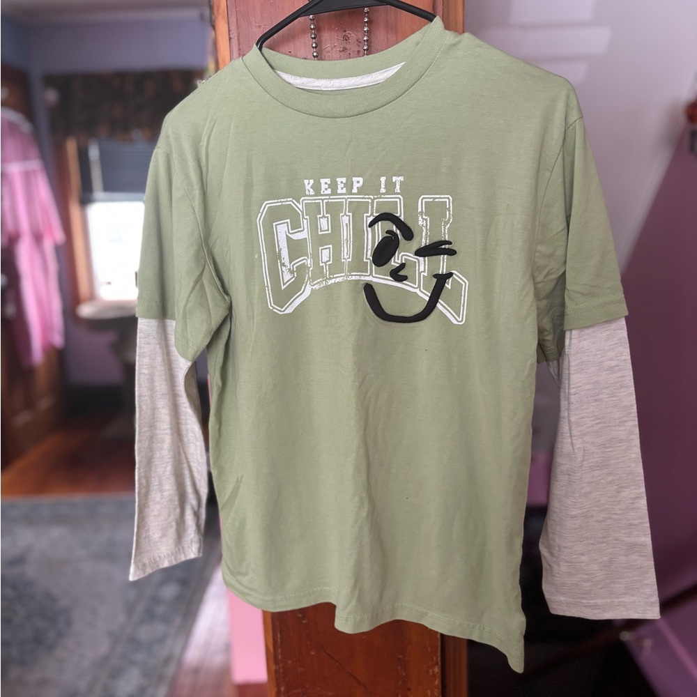 Keep It Chill Kids Shirt - Green